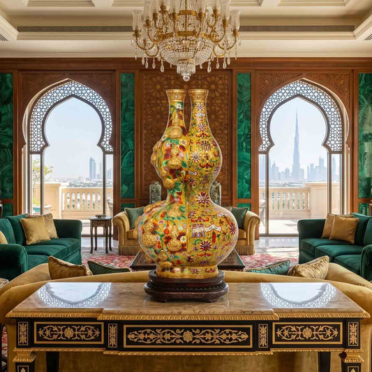 Handmade Beijing Chinese Cloisonne Luxury Art for Dubai UAE GCC