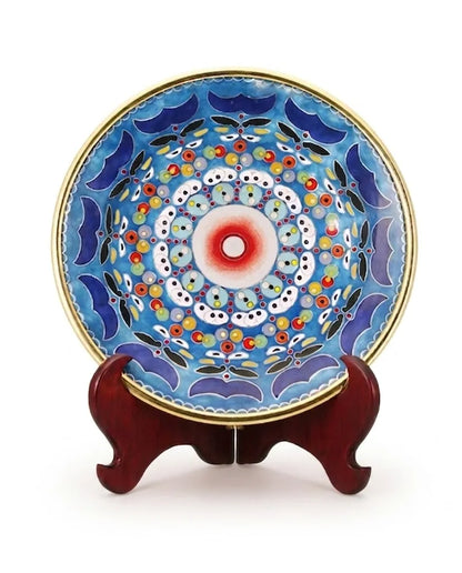 Cloisonne Butterfly Plate Sets|Home Gifts Decor|Wedding Gifts Dubai & Riyadh|Collectible Figurines