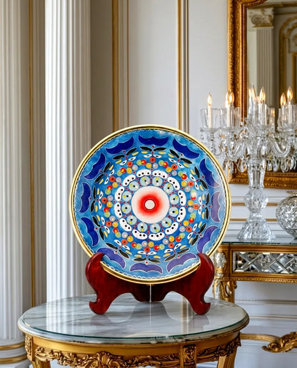Cloisonne Butterfly Plate Sets|Home Gifts Decor|Wedding Gifts Dubai & Riyadh|Collectible Figurines