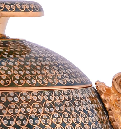 Cloisonne Spherical Jar Vessel|Home Gifts Decor|Wedding Gifts Dubai & Riyadh|Collectible Figurines