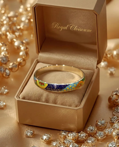 Cloisonne Silver Luxury Bracelets|Home Gifts Decor|Wedding Gifts Dubai & Riyadh|luxuryjewelry.com|Expensive Gifts for Women