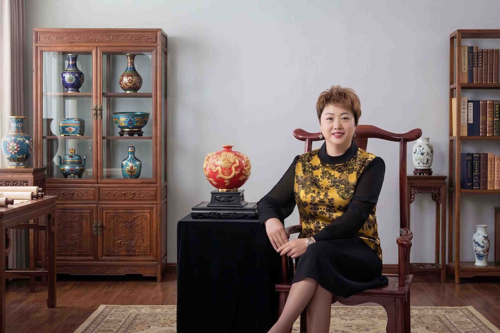 Handmade Beijing Chinese Cloisonne Luxury Art for Dubai UAE GCC
