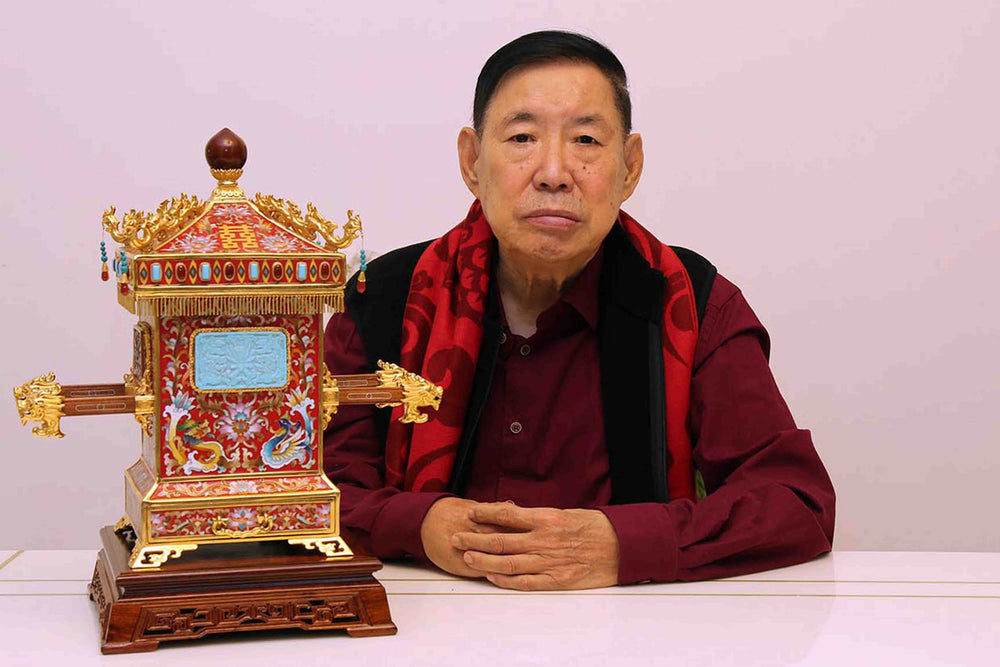 Handmade Beijing Chinese Cloisonne Luxury Art for Dubai UAE GCC