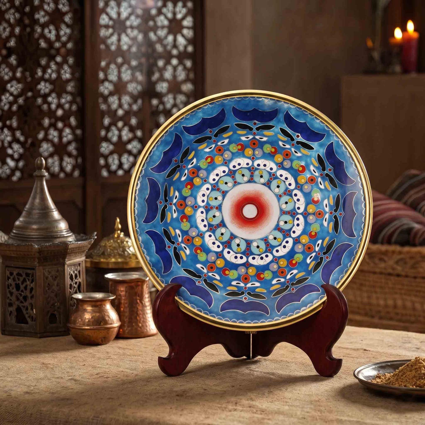 Handmade Beijing Chinese Cloisonne Luxury Art for Dubai UAE GCC