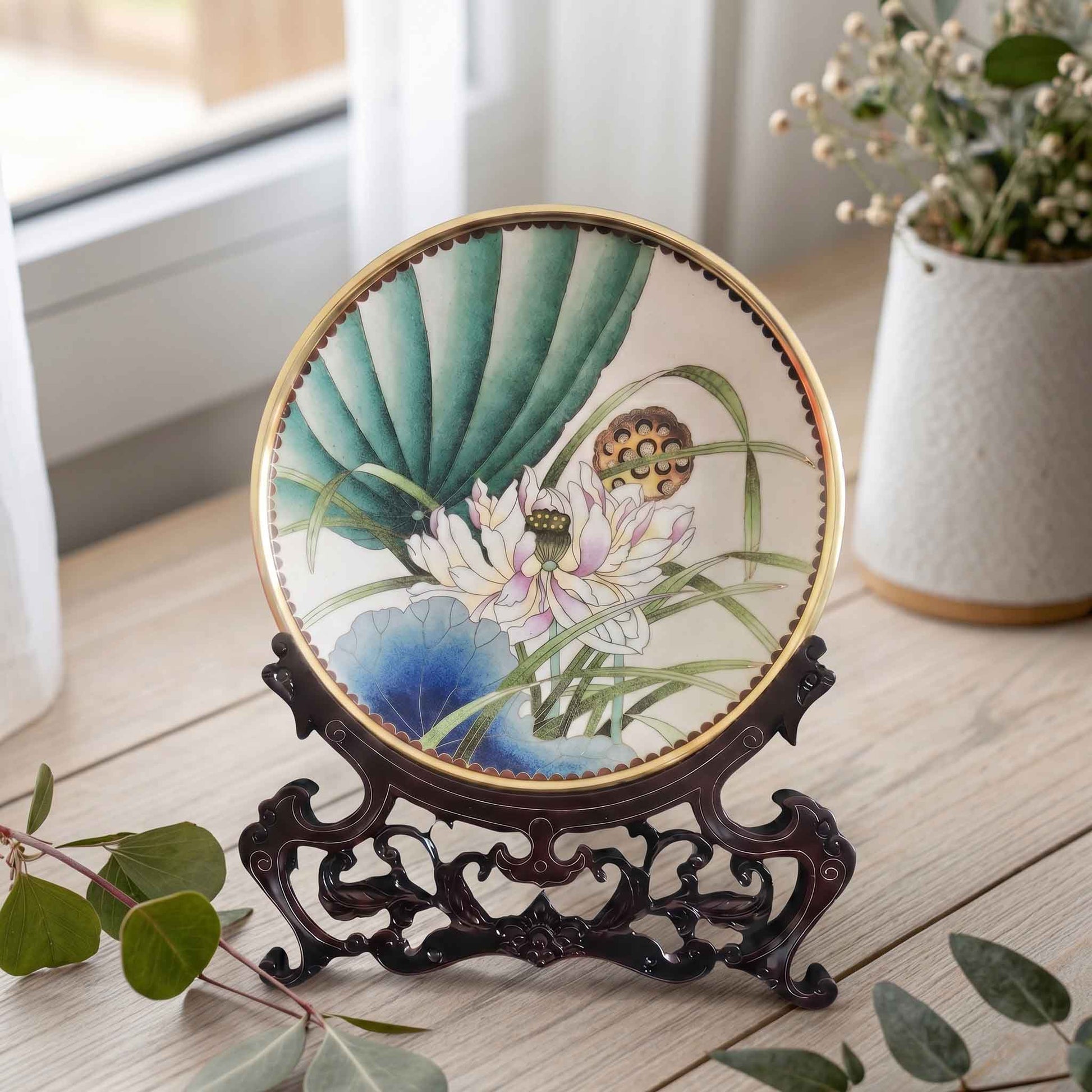 Handmade Beijing Chinese Cloisonne Luxury Art for Dubai UAE GCC