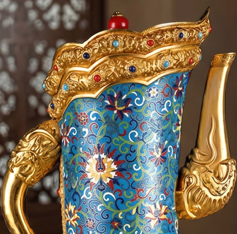 Handmade Beijing Chinese Cloisonne Luxury Art for Dubai UAE GCC