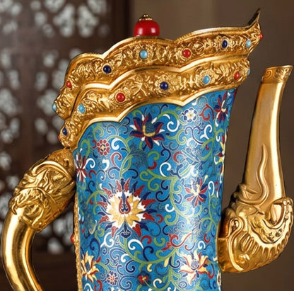 Handmade Beijing Chinese Cloisonne Luxury Art for Dubai UAE GCC