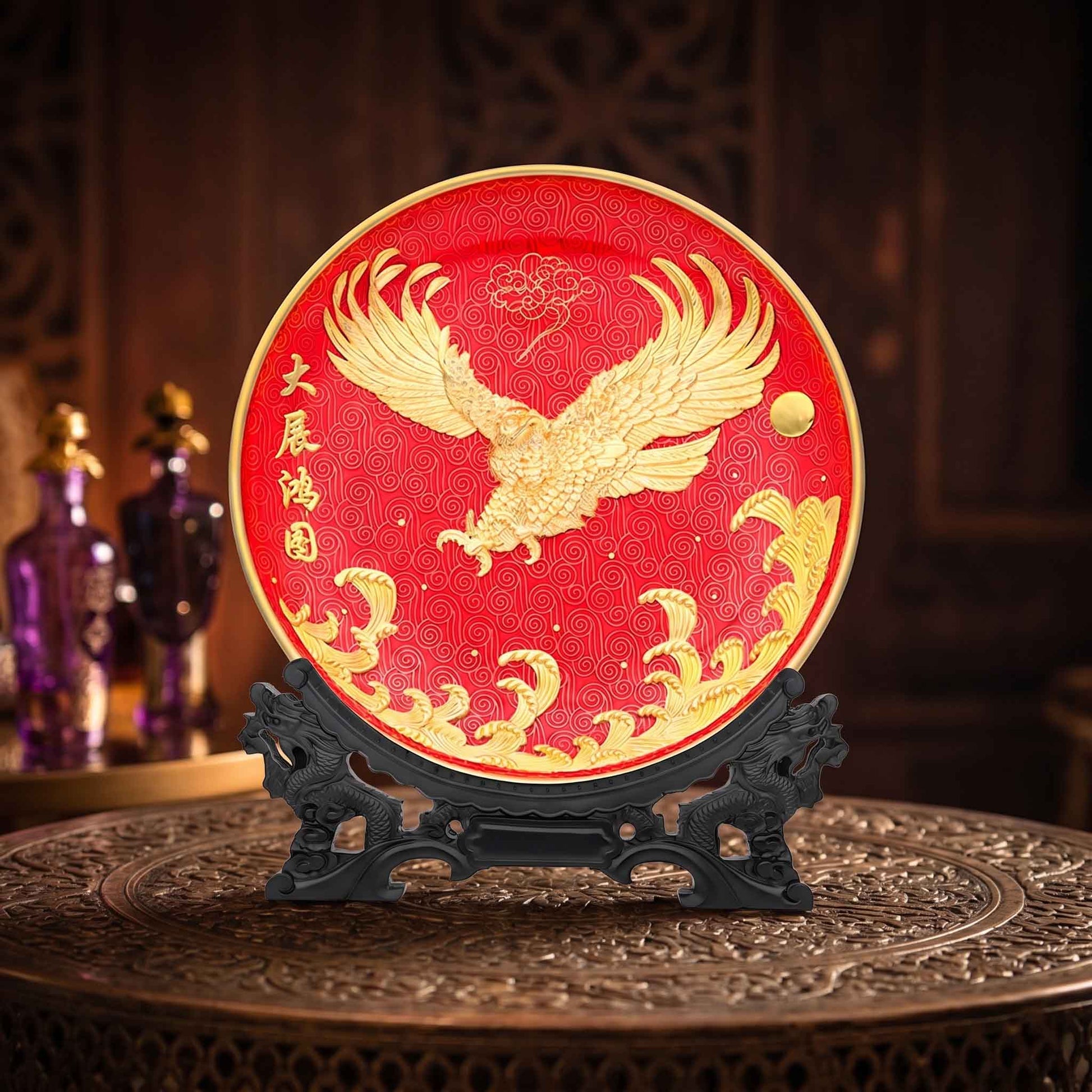 Handmade Beijing Chinese Cloisonne Luxury Art for Dubai UAE GCC