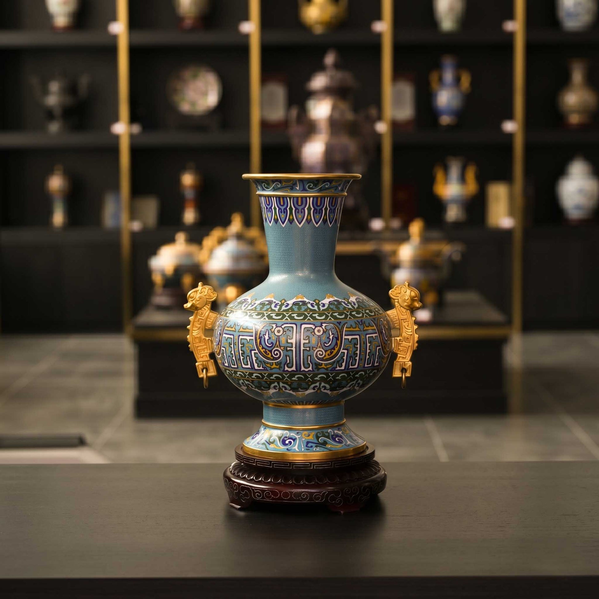 Handmade Beijing Chinese Cloisonne Luxury Art for Dubai UAE GCC