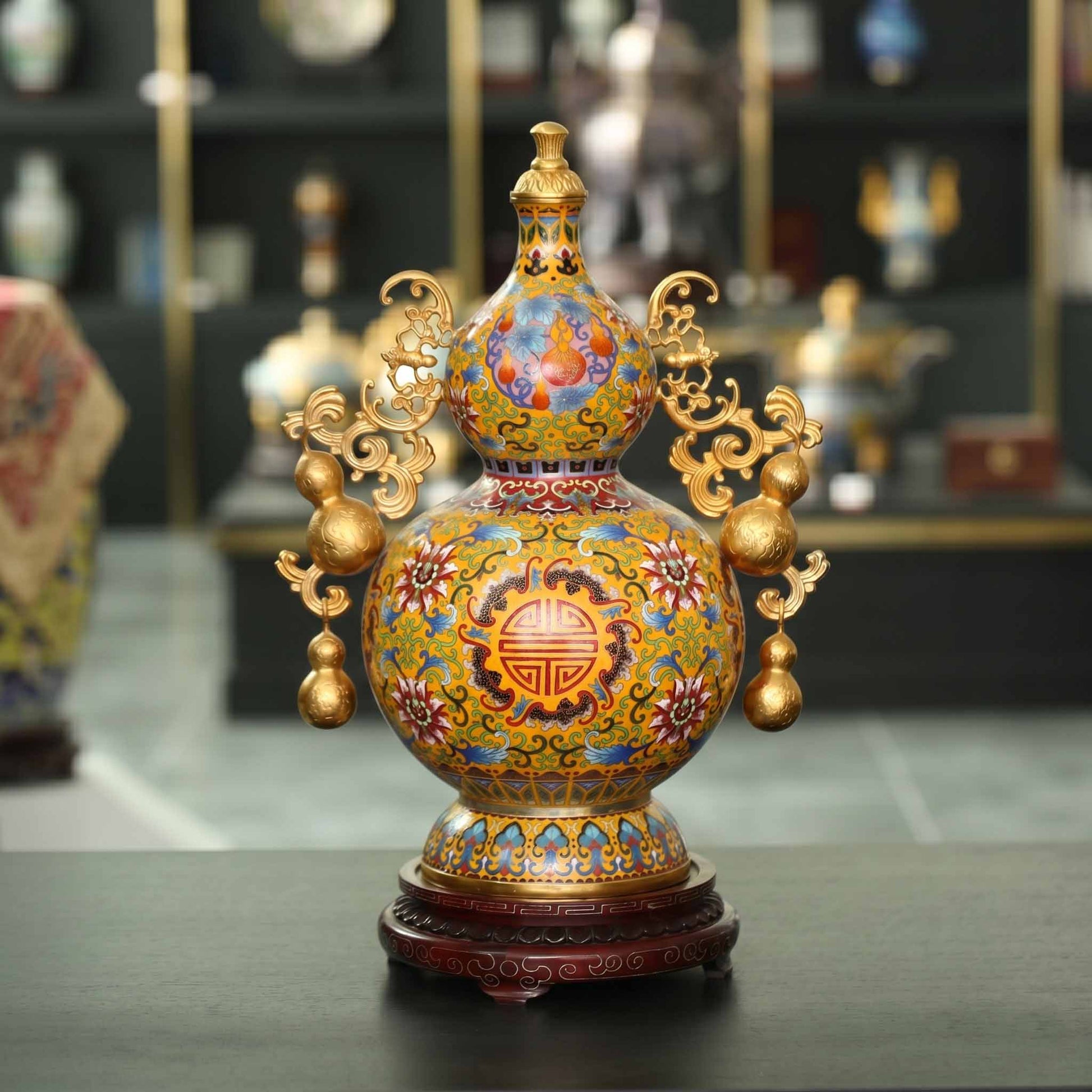 Handmade Beijing Chinese Cloisonne Luxury Art for Dubai UAE GCC