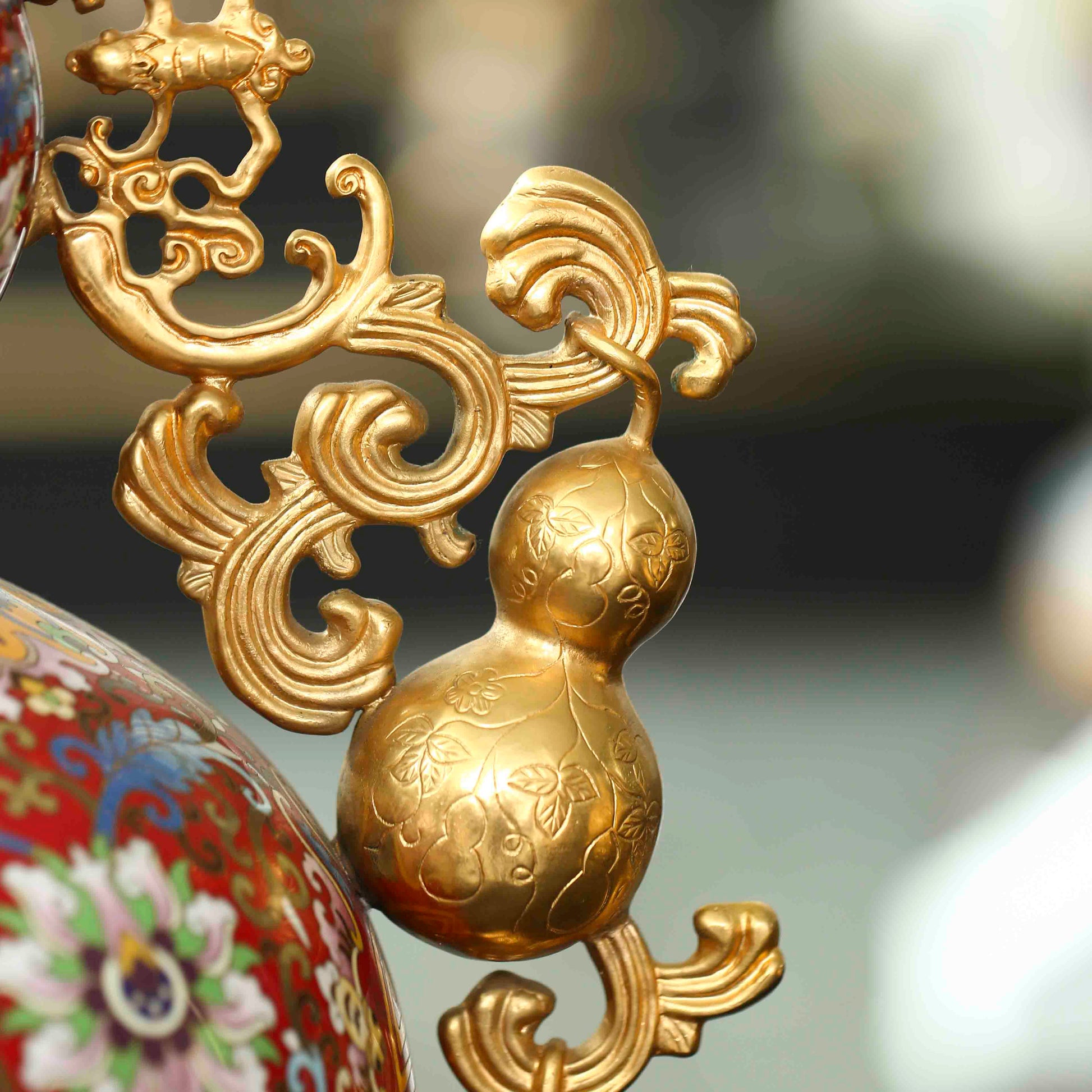 Handmade Beijing Chinese Cloisonne Luxury Art for Dubai UAE GCC
