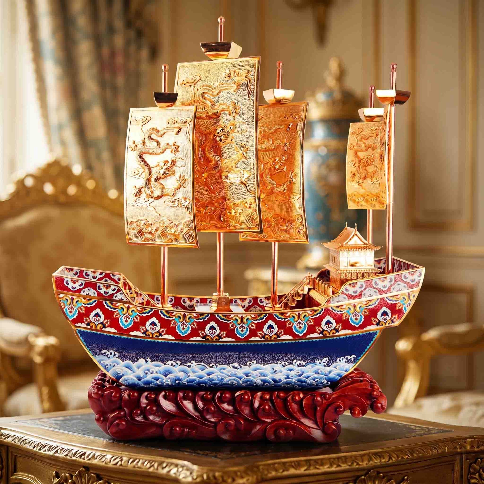 Handmade Beijing Chinese Cloisonne Luxury Art for Dubai UAE GCC