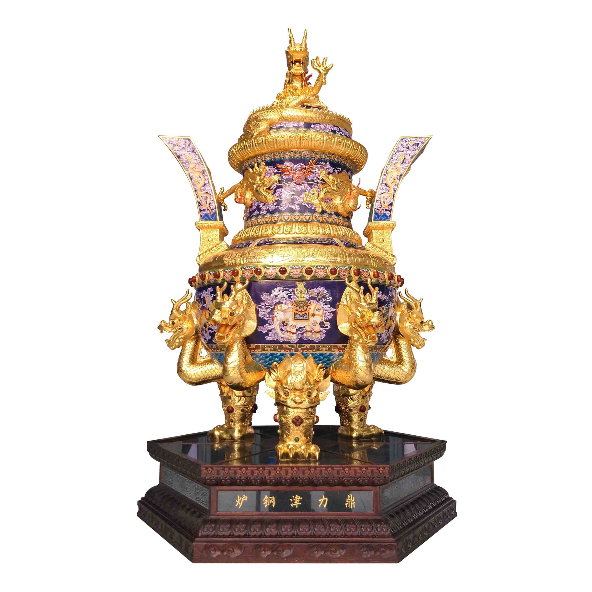 Handmade Beijing Chinese Cloisonne Luxury Art for Dubai UAE GCC