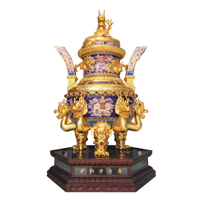 Handmade Beijing Chinese Cloisonne Luxury Art for Dubai UAE GCC