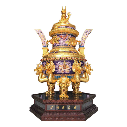 Handmade Beijing Chinese Cloisonne Luxury Art for Dubai UAE GCC