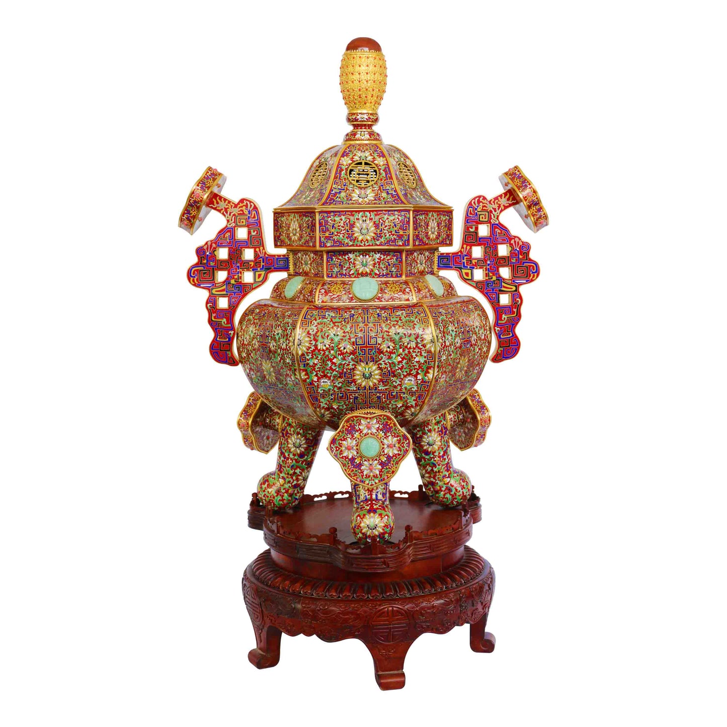 Handmade Beijing Chinese Cloisonne Luxury Art for Dubai UAE GCC