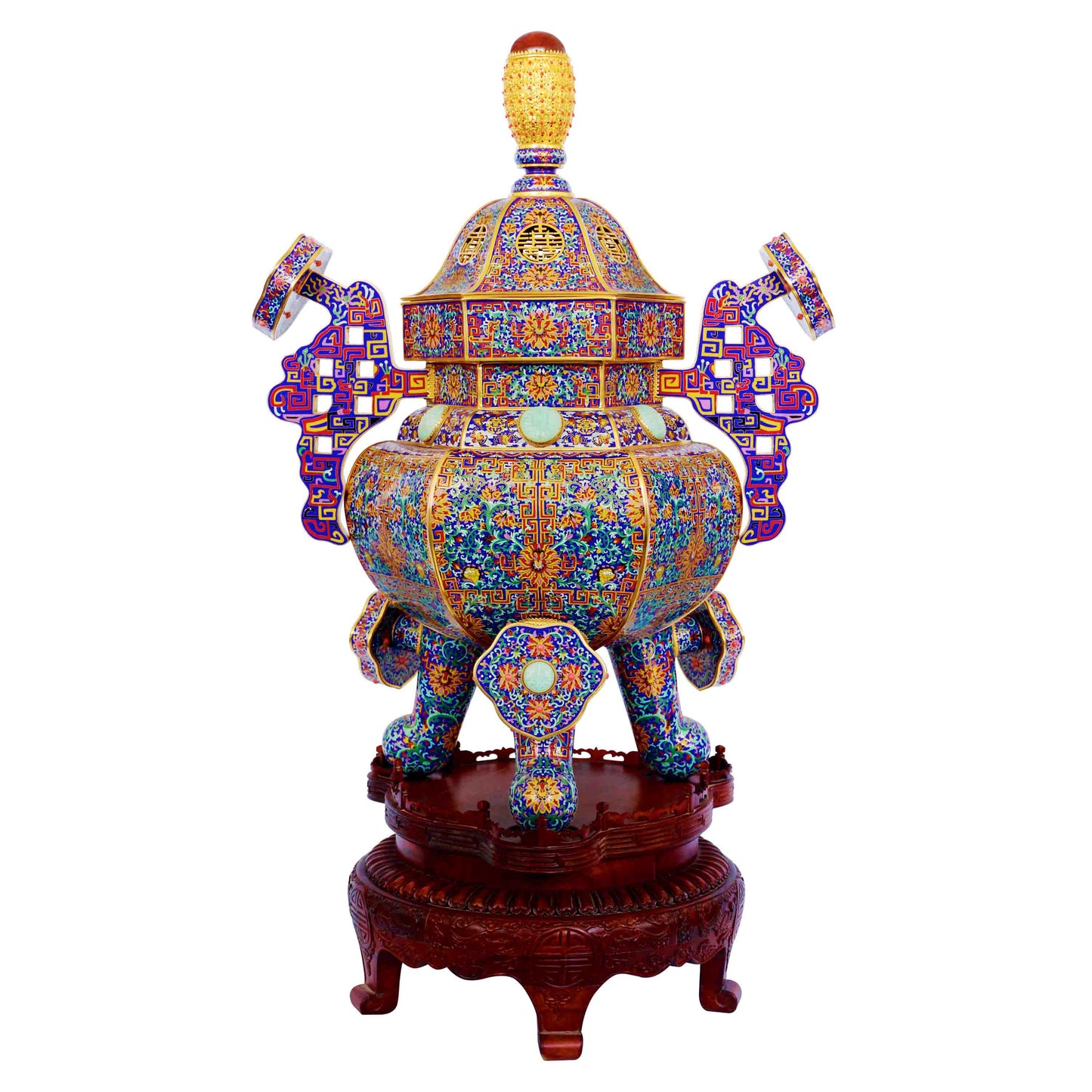 Handmade Beijing Chinese Cloisonne Luxury Art for Dubai UAE GCC