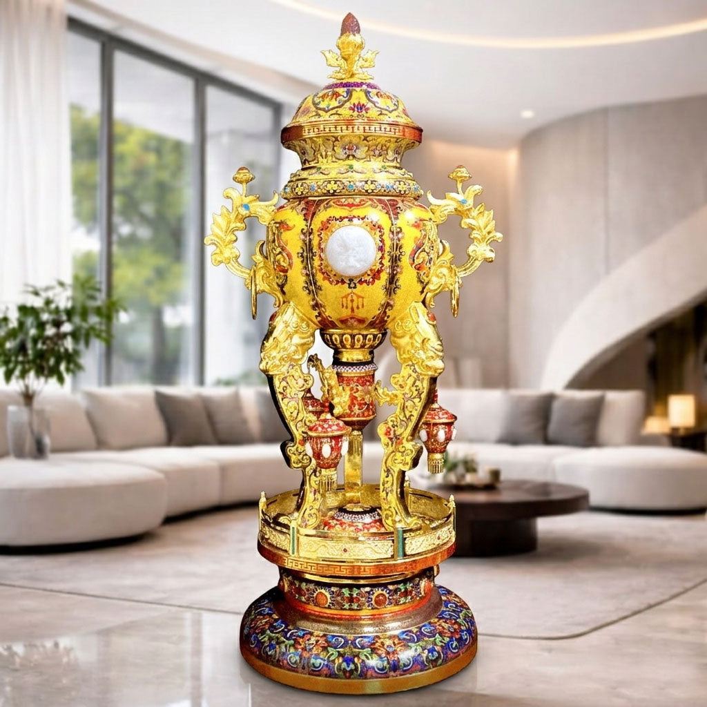 Handmade Beijing Chinese Cloisonne Luxury Art for Dubai UAE GCC