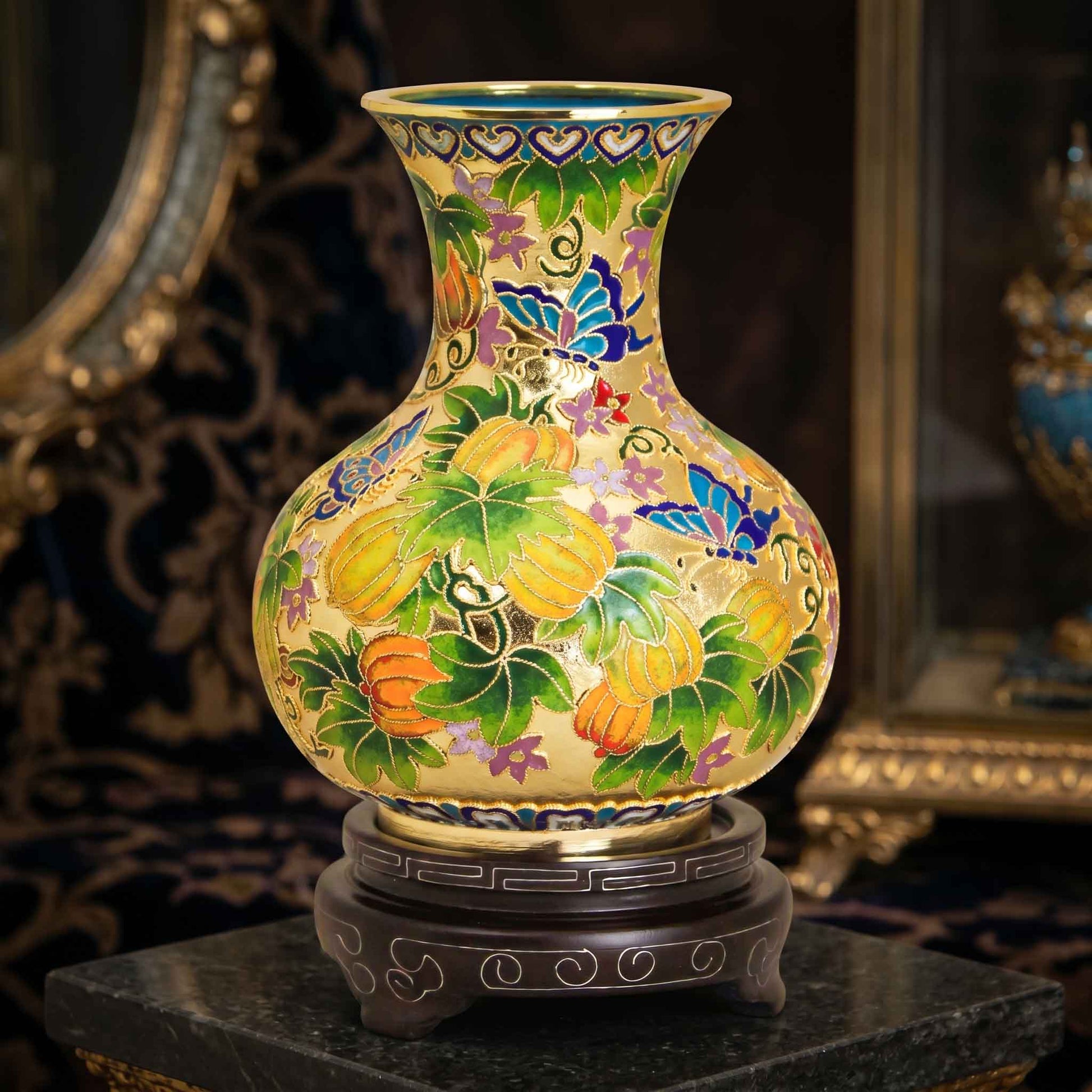 Handmade Beijing Chinese Cloisonne Luxury Art for Dubai UAE GCC